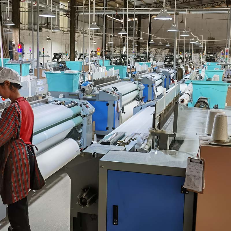 秦安洗洁巾工厂展示